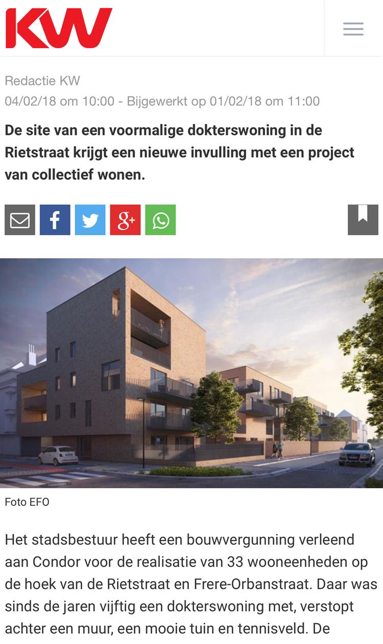 Groen licht voor opvallend woonproject Riethuys in Oostende