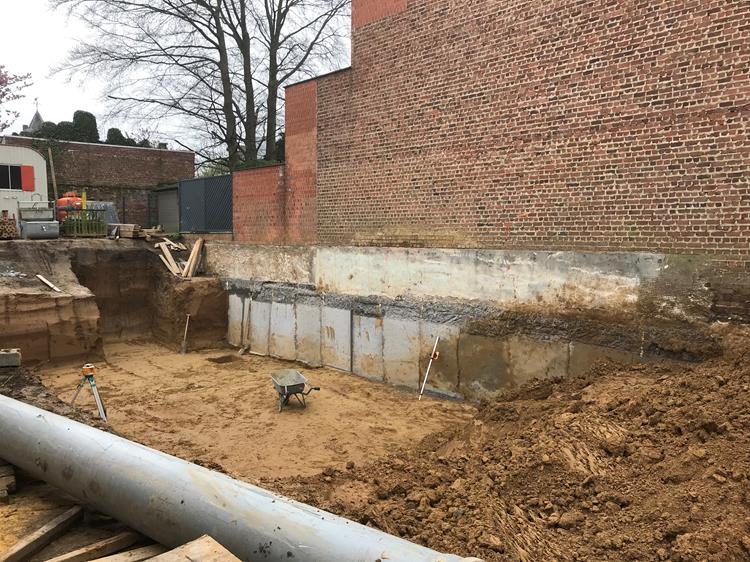 Start werken Nieuwstraat, Tervuren