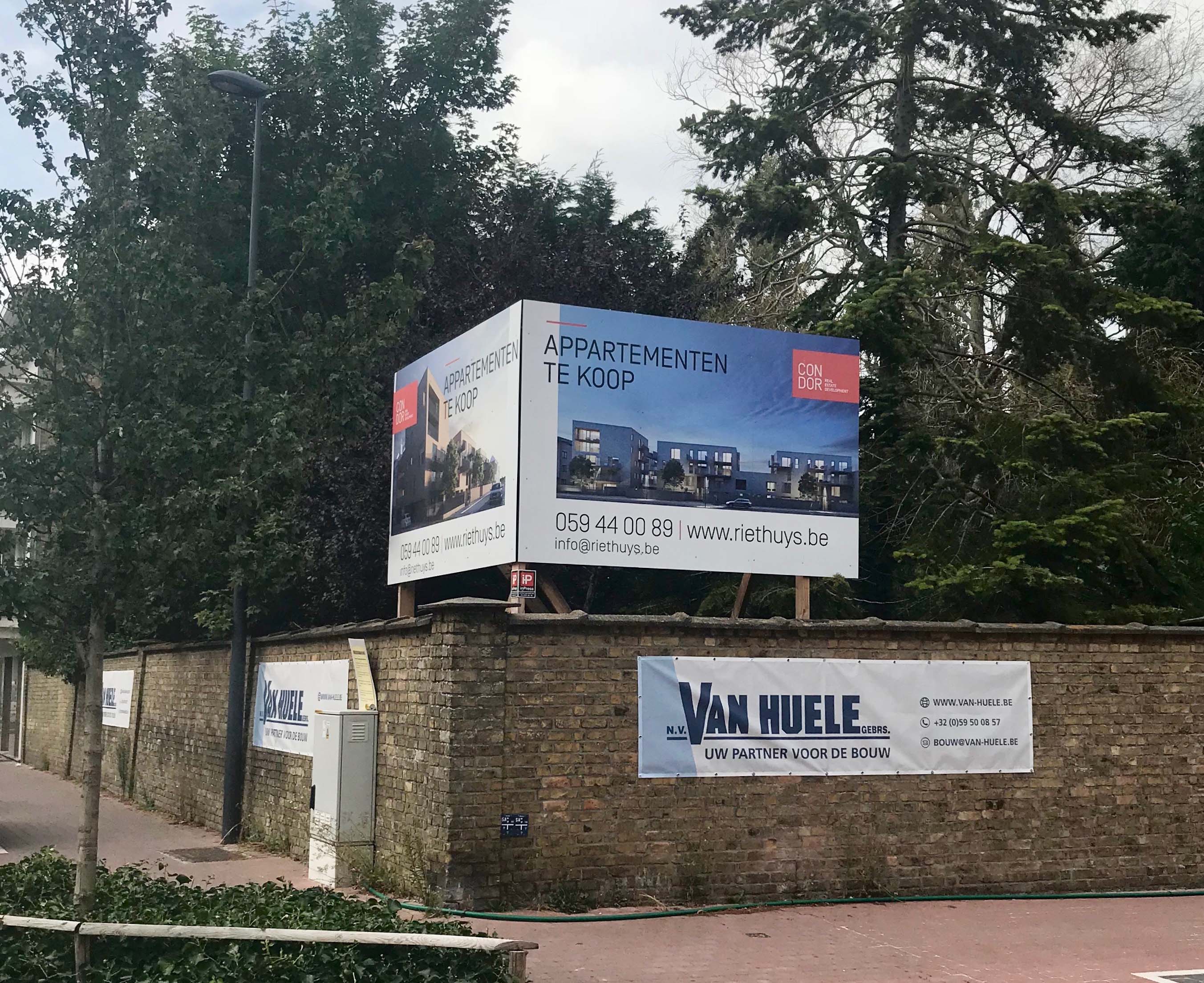 Van Huele Gebrs. bouwt Riethuys, Oostende