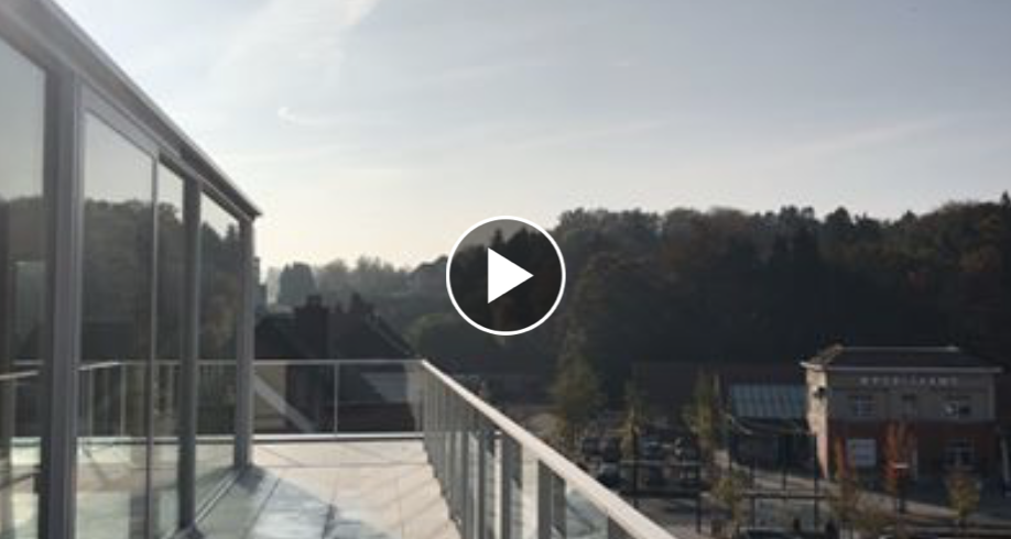 Zicht over de Druivenstreek vanuit Borchthof, Overijse