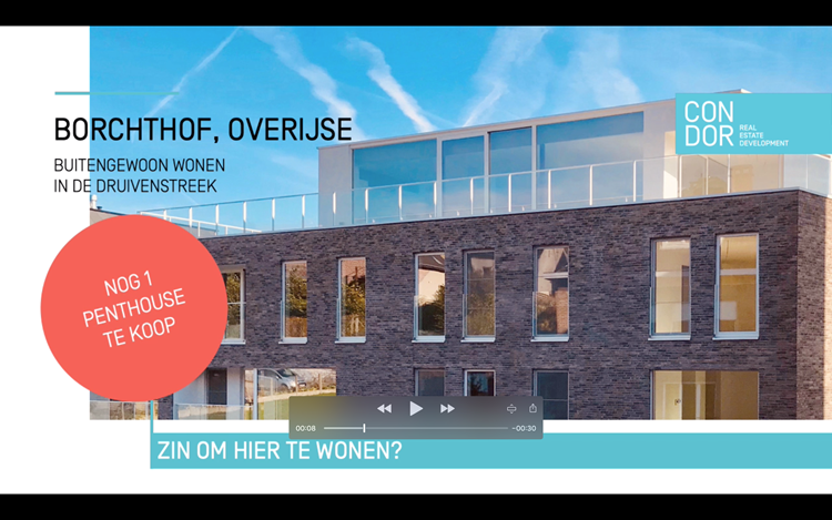 Nog 1 penthouse beschikbaar in Borchthof, Overijse